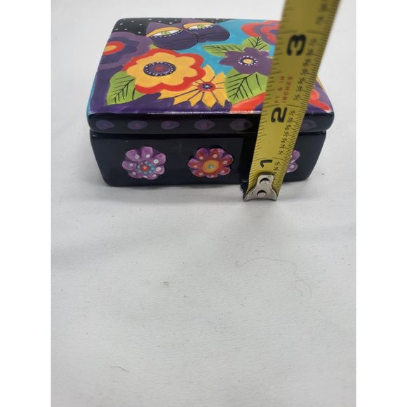 Laurel Burch Cats Trinket Box - Picture 6 of 6